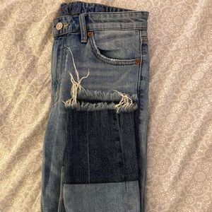 Lucky Brand straight ankle jeans